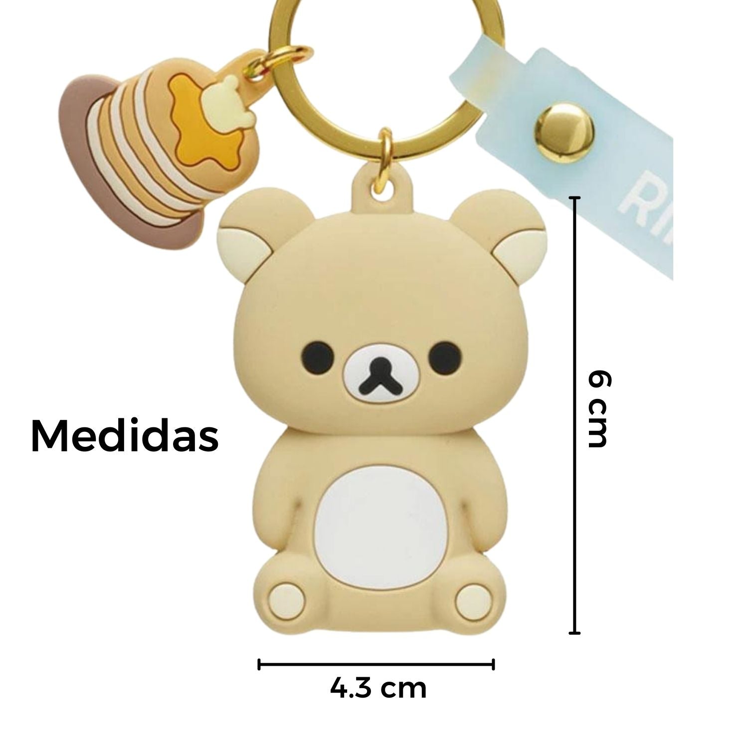 Llavero Rilakkuma Pancakes