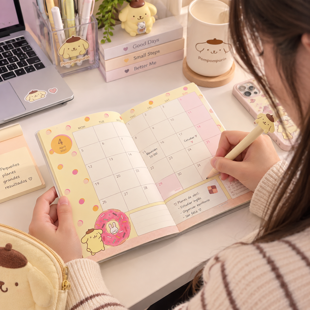 Planner Sanrio Pompompurin B6 - 2027
