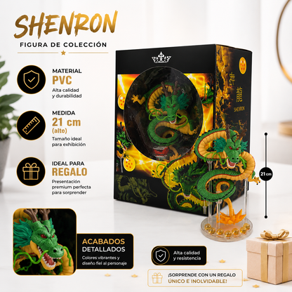 Figura Coleccionable Shenlong Dragon Ball Z con Base 21 cm