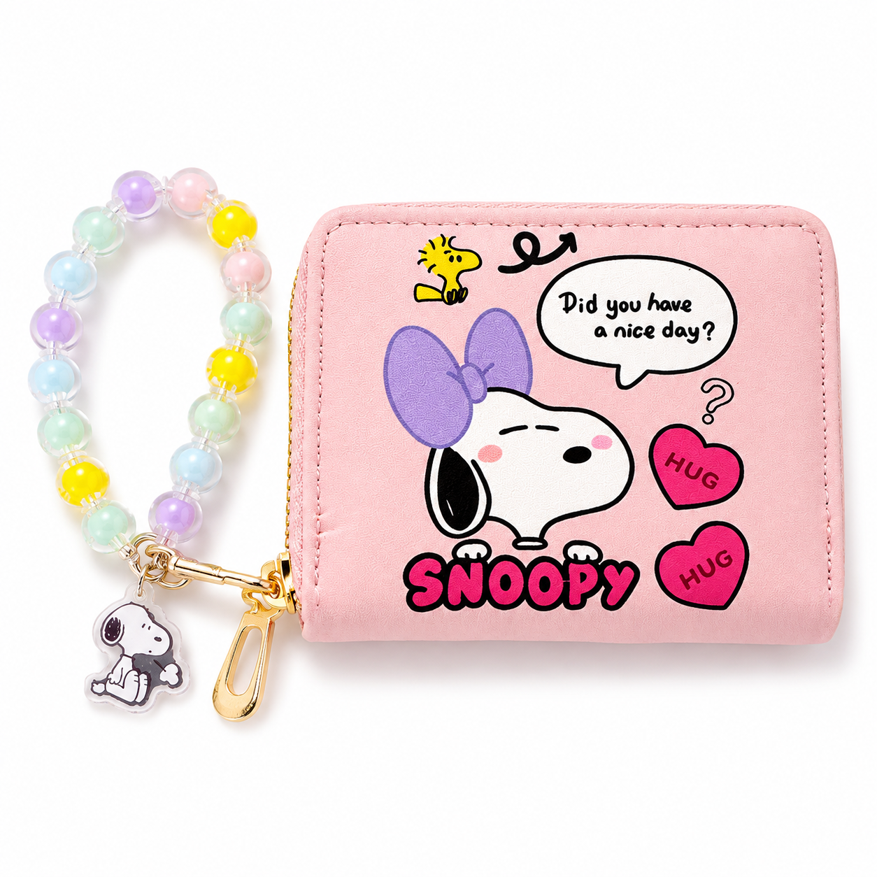 Monedero Snoopy Cuero PU
