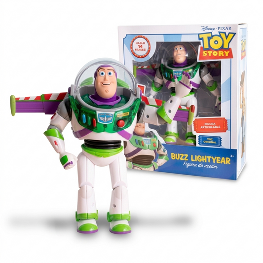 Figura de Acción Buzz Lightyear Toy Story 14 Frases Disney Pixar