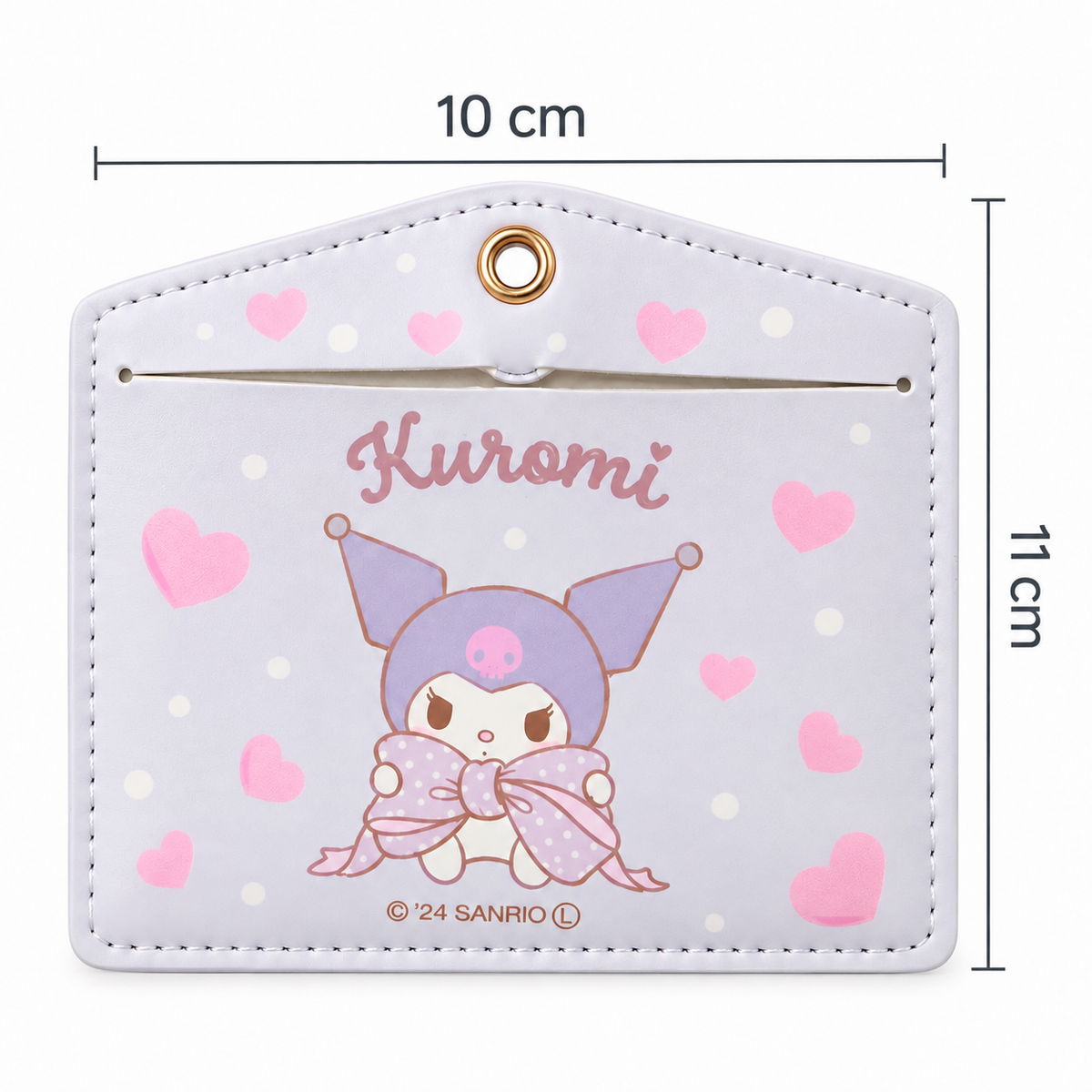 Porta Credencial + Lanyard Kuromi