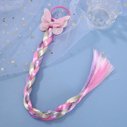 Trenza Postiza para Niñas con Mariposa – 40 cm