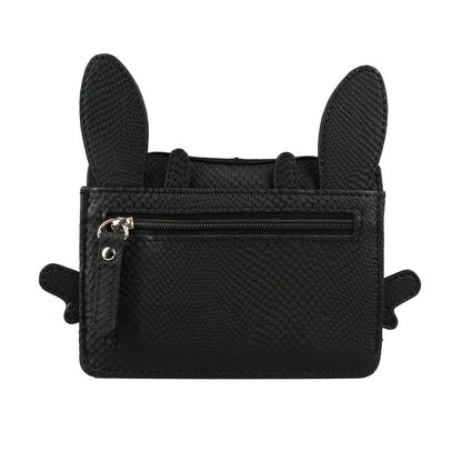 Monedero Tarjetero Billetera Chimuelo 3d Negro