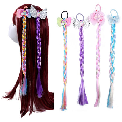 Trenza Postiza para Niñas con Mariposa – 40 cm