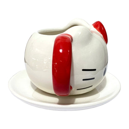 Taza de Cerámica Hello Kitty 400 ml – Incluye Plato