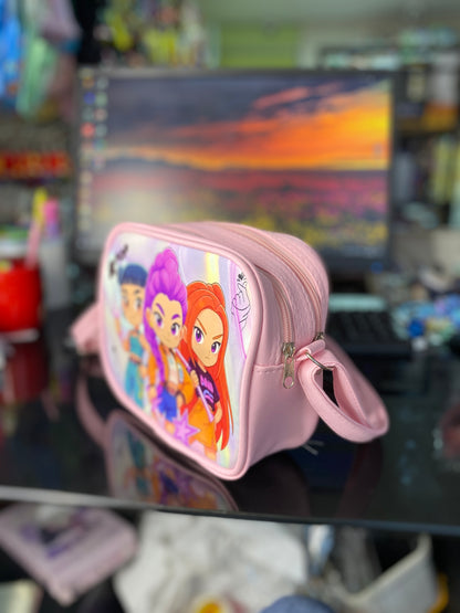 Morral Guerreras KPop Cuero PU con Correa de Hombro