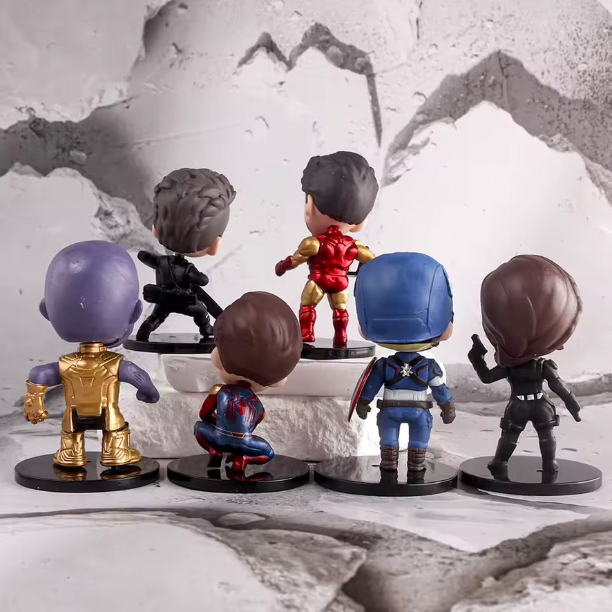 Set de 6 Figuras de Acción Avengers PVC 8 cm