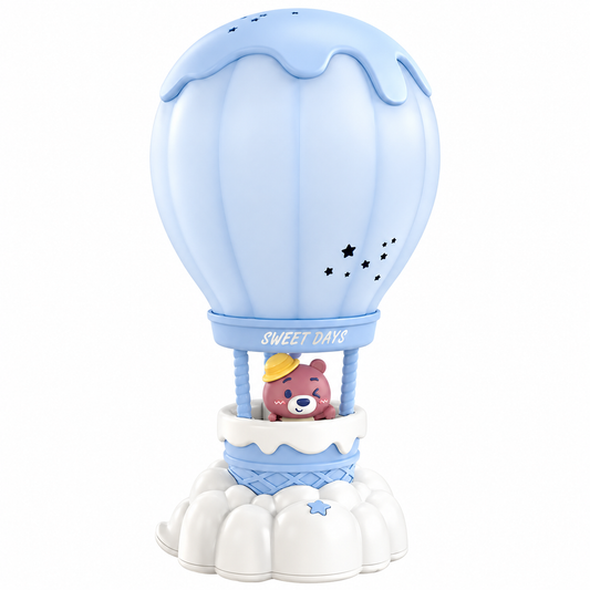 Lámpara Infantil Globo Aerostático - Azul