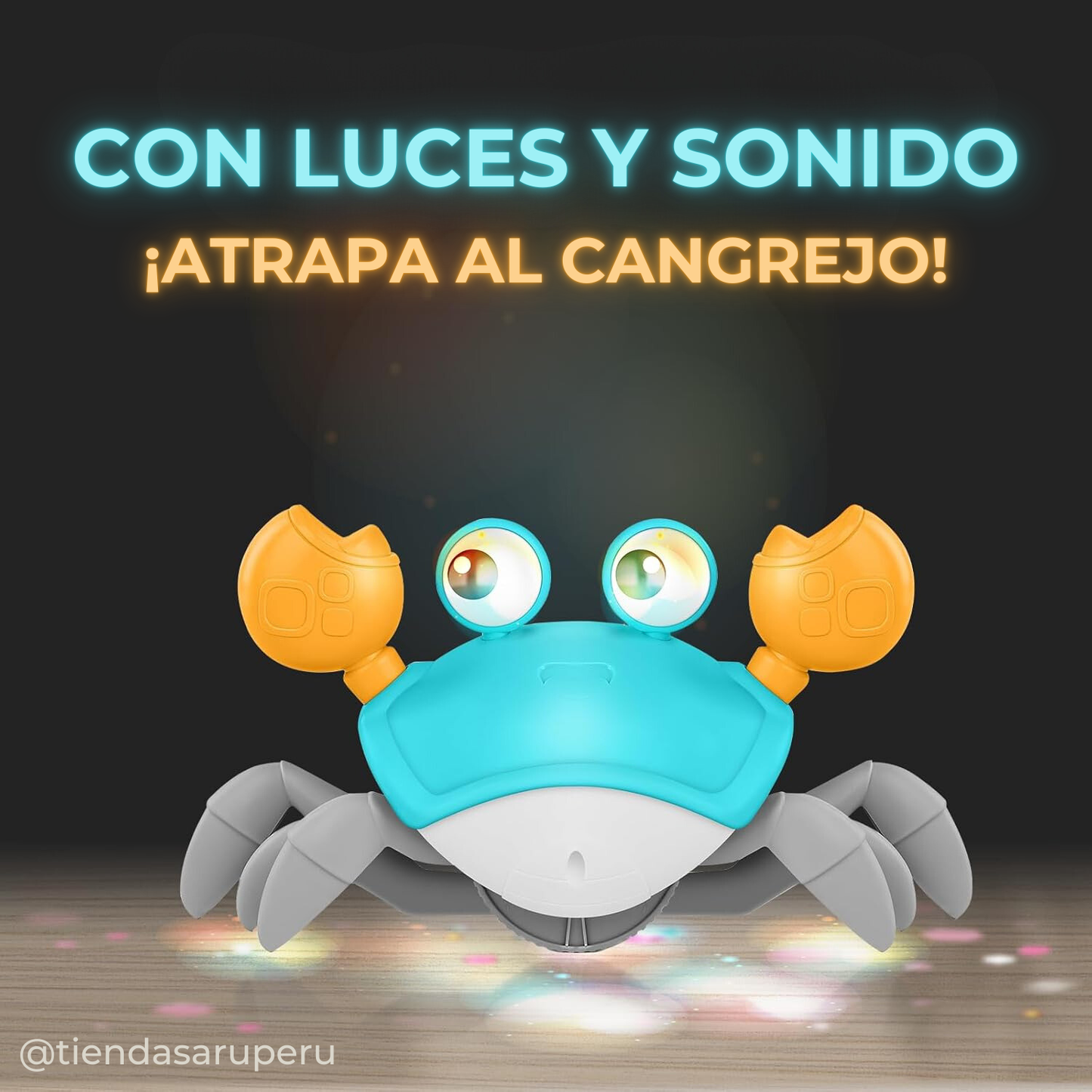 Cangrejo Caminante con Luces y Sonido – Juguete Sensorial para Bebés