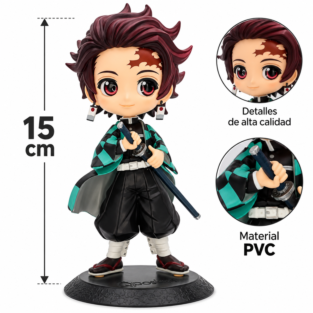 Figura de Colección Tanjiro Kamado Q Posket Special Color Ver. 15 cm