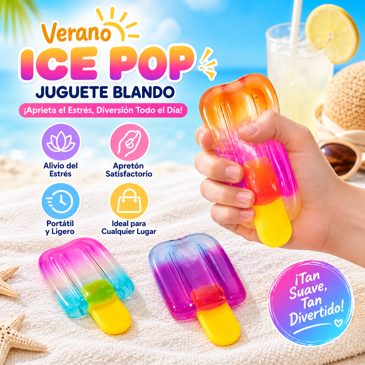 Squishy Paleta de Helado 8 cm