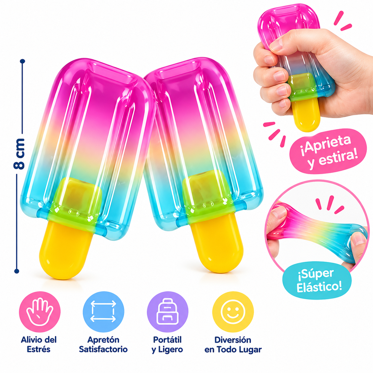 Squishy Paleta de Helado 8 cm
