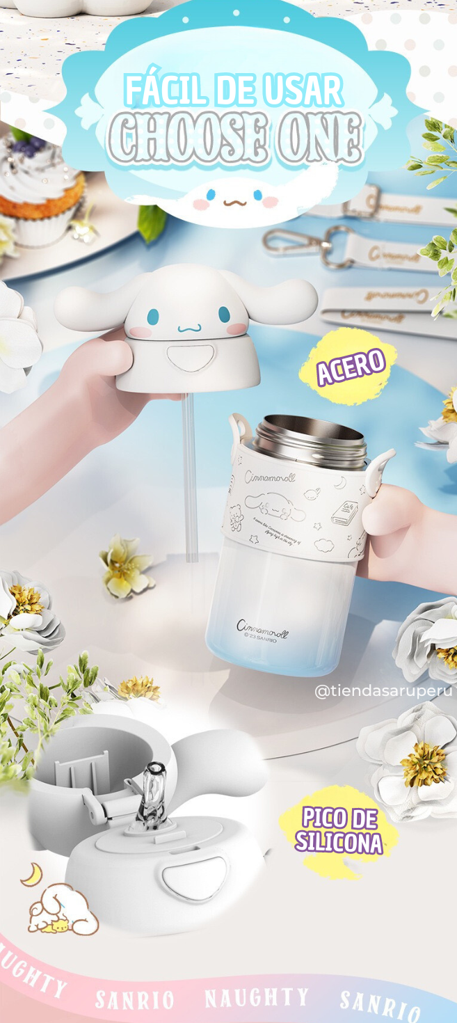 termo sanrio acero cinnamoroll 560 ml 