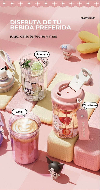 Vaso de Plástico Sanrio My Melody – 520 ml 