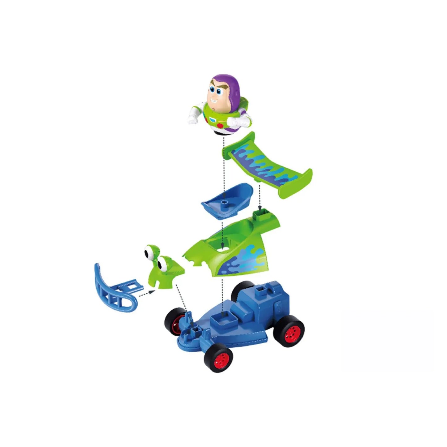 Carro a Fricción Armable Buzz Lightyear Toy Story