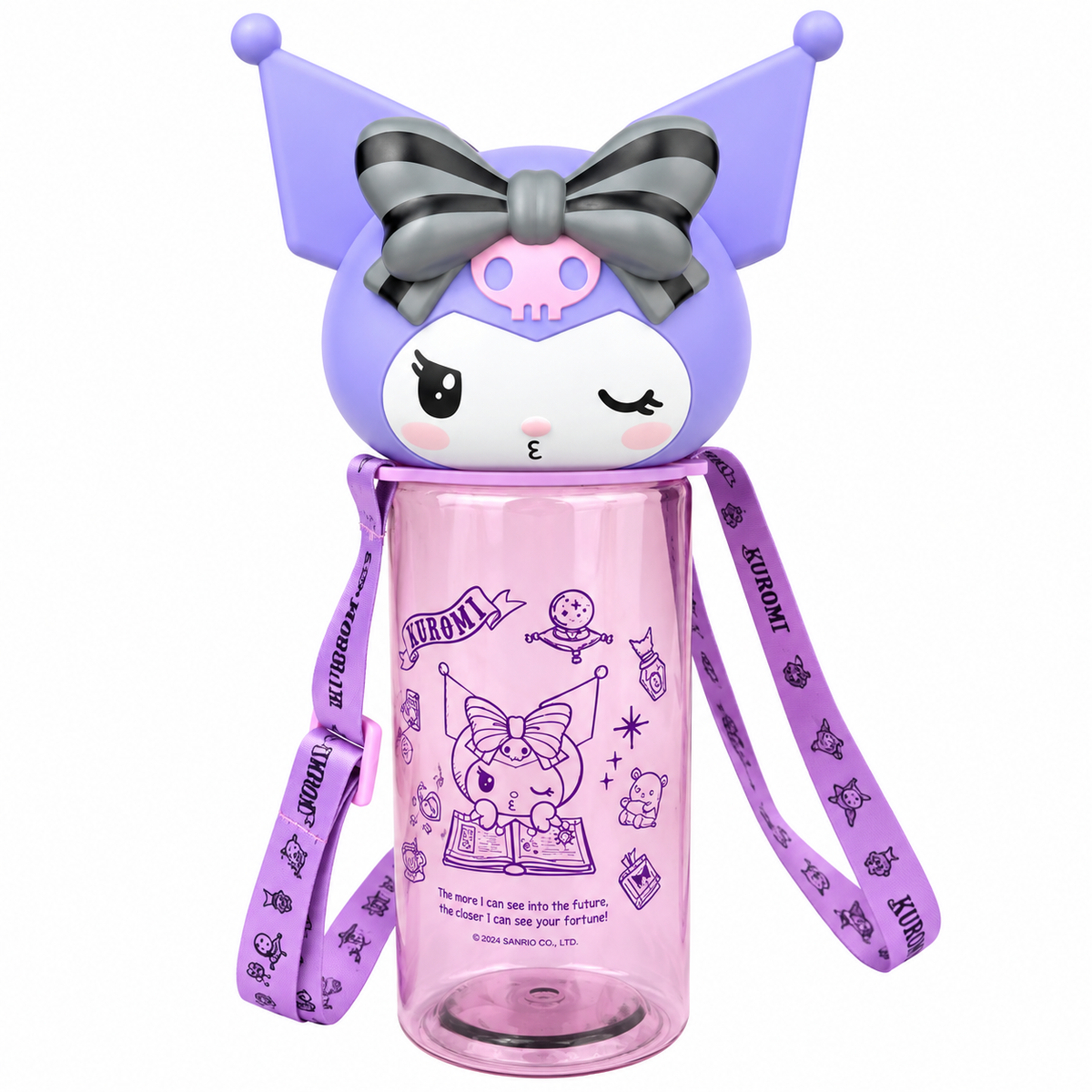 Botella de Plástico Kuromi 3D – 560 ml