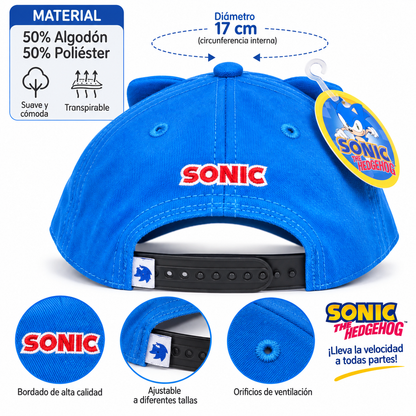 Gorra Sonic Niño