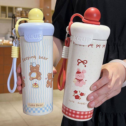 Termo de Acero Inoxidable Kawaii 600 ml