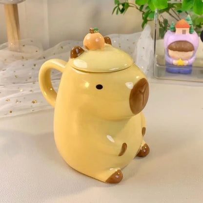 Taza Mug de Cerámica Capibara – 450 ml