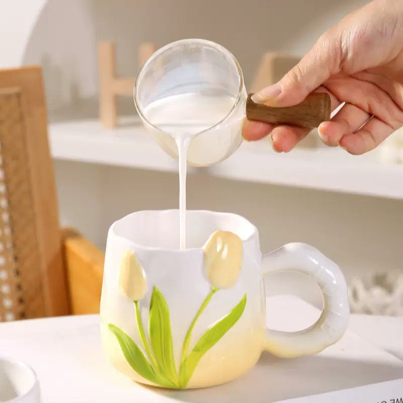 Taza de Cerámica Tulipán 450 ml
