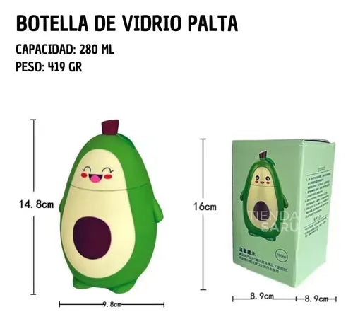 Botella de Vidrio Palta 280 ml