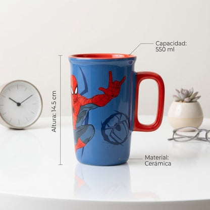Taza de Cerámica Spiderman Marvel 550 ml