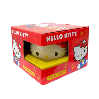 Taza de Cerámica Hello Kitty 400 ml – Incluye Plato