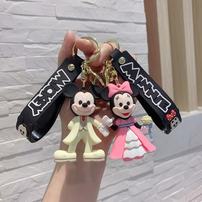 Pack de 2 Llaveros Mickey y Minnie Mouse Novios