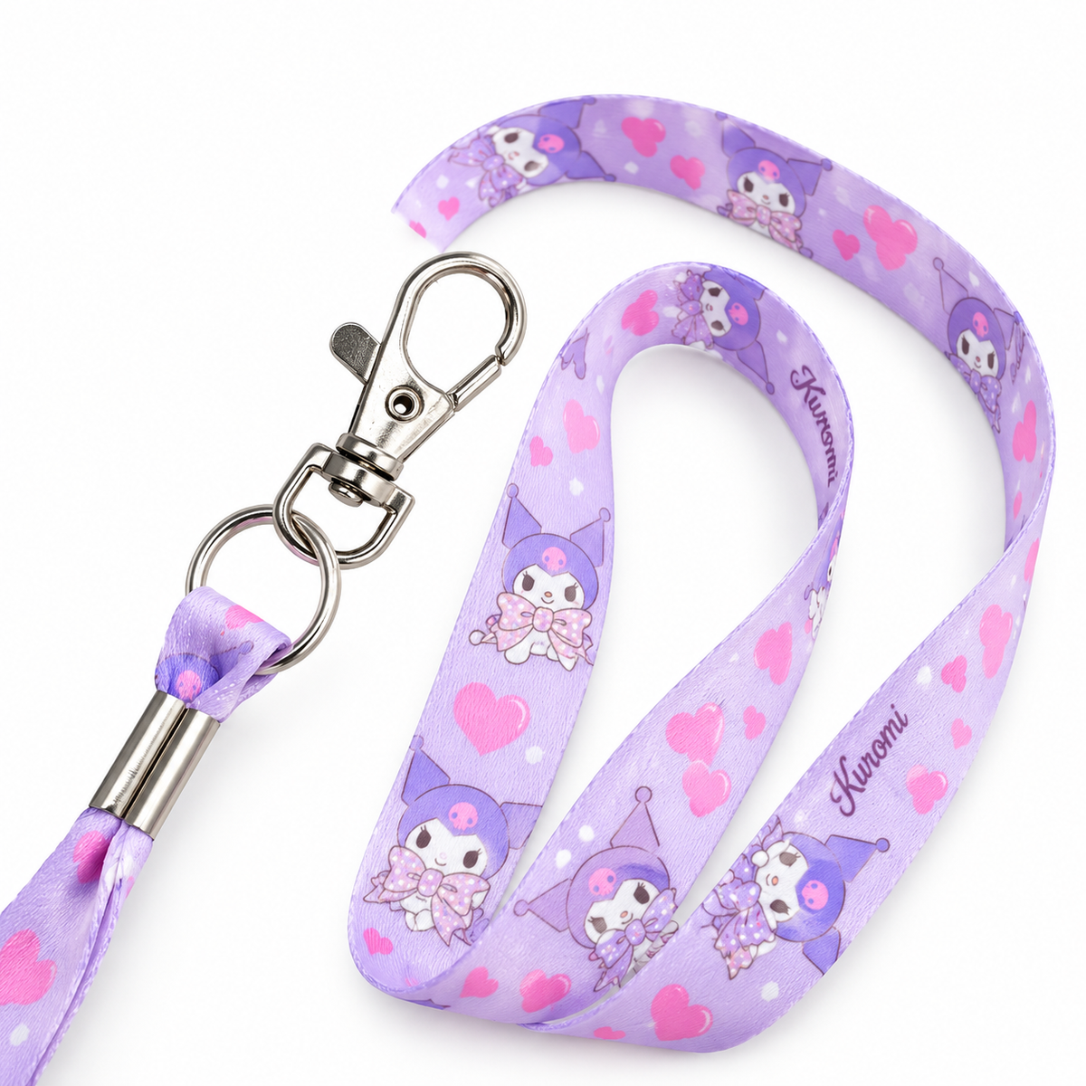 Porta Credencial + Lanyard Kuromi