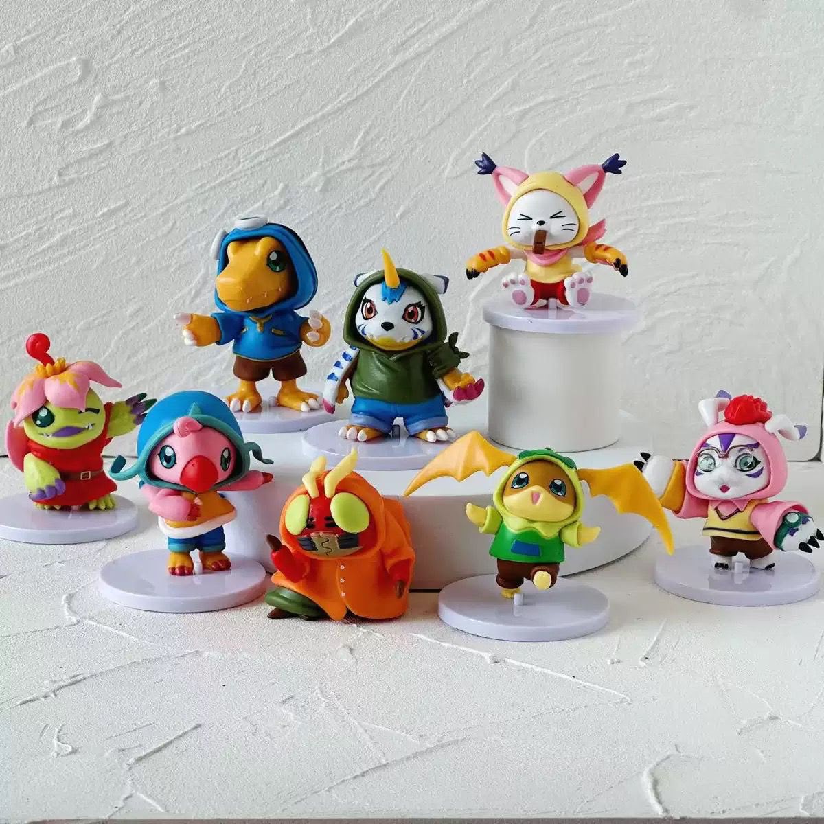 Set de 7 Figuras Digimon 6 cm