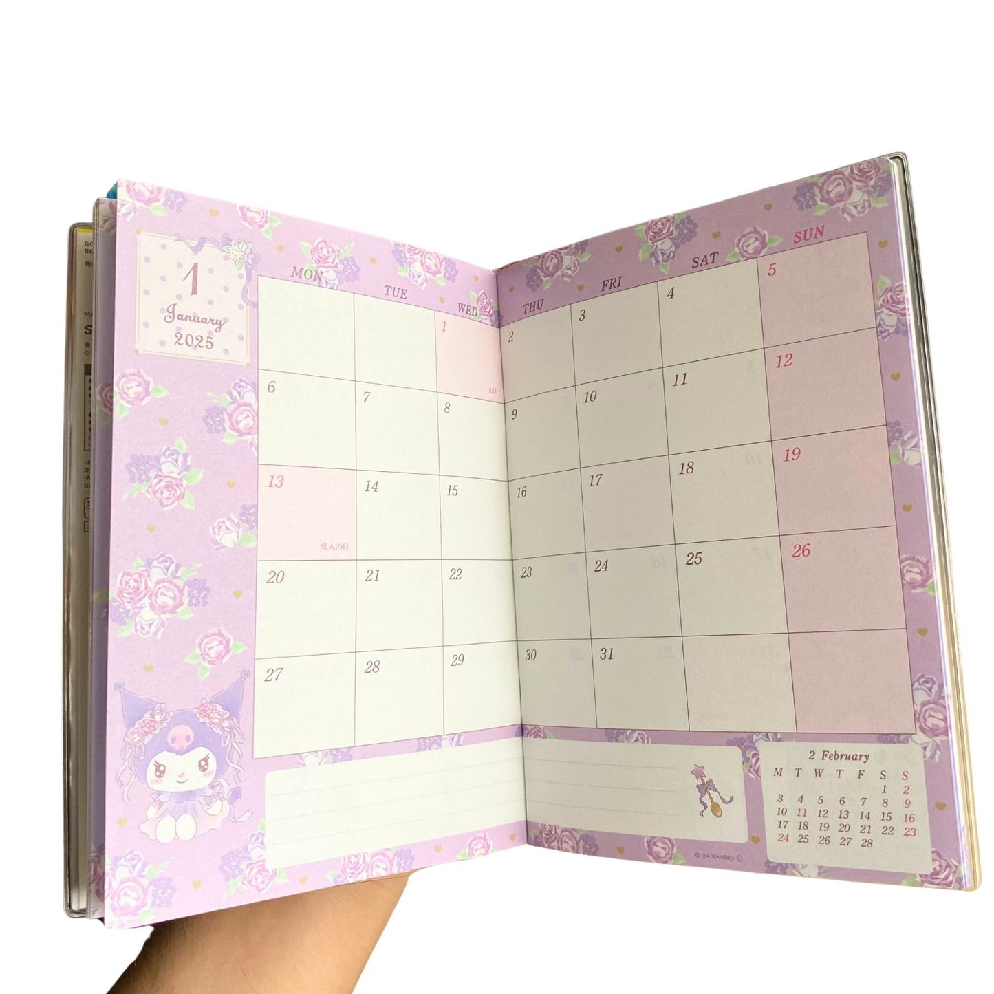 Planner Kuromi 2025 - Edición Exclusiva Sanrio Japón