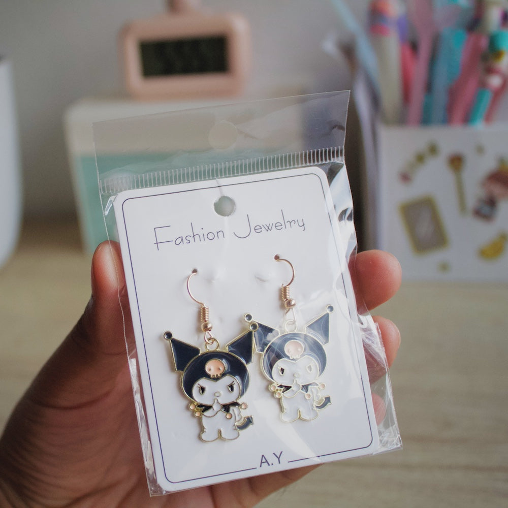 Aretes Kuromi My Melody – Para Niñas