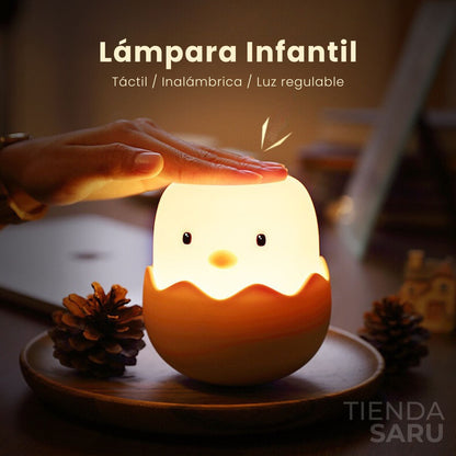 Lámpara Infantil Pollito Luz Nocturna – Inalámbrica