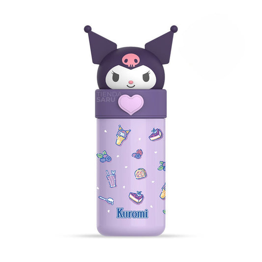 Termo Sanrio 3D Kuromi 350 ml - Acero Inoxidable 