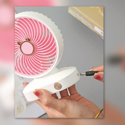 MINI VENTILADOR PORTÁTIL DE ESCRITORIO 2 POTENCIAS