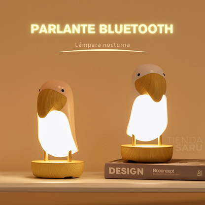 Parlante Bluetooth Tucán 2 en 1: Luz y Altavoz