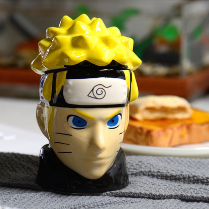 Taza Mug Naruto 3D de Cerámica con Tapa – 350 ml