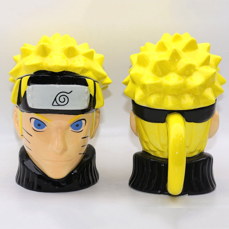 Taza Mug Naruto 3D de Cerámica con Tapa – 350 ml