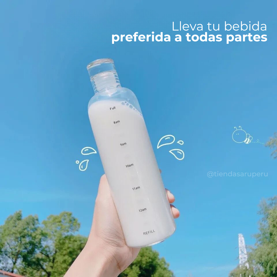 botella de vidrio aesthetic