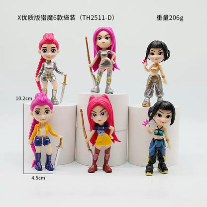 Caja Sorpresa Guerreras KPop 6 piezas 10 cm