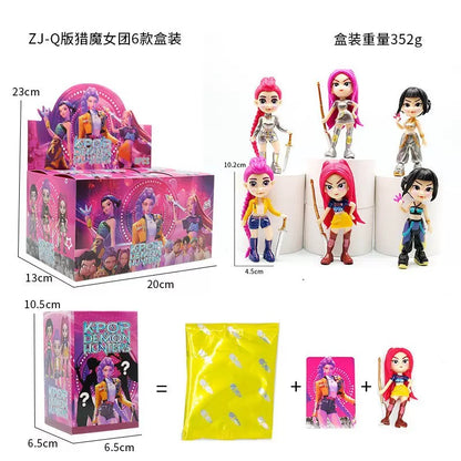Caja Sorpresa Guerreras KPop 6 piezas 10 cm
