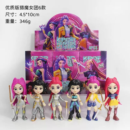 Caja Sorpresa Guerreras KPop 6 piezas 10 cm