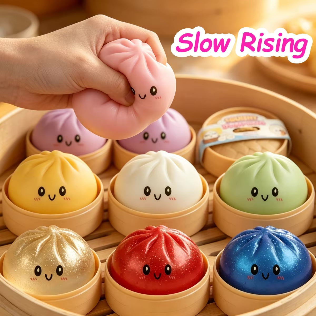 Squishy Dumpling Juguete Sensorial Viral