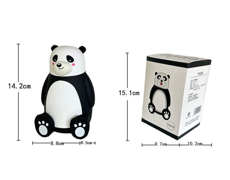 Panda Bear Glass Bottle – 320 ml