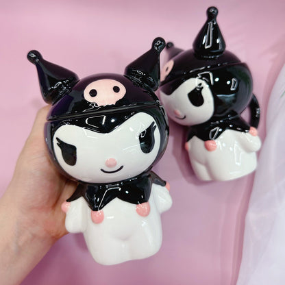 Taza Mug de Cerámica Kuromi 3D – 450 ml