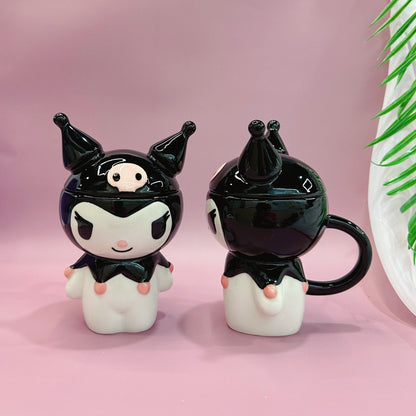 Taza Mug de Cerámica Kuromi 3D – 450 ml