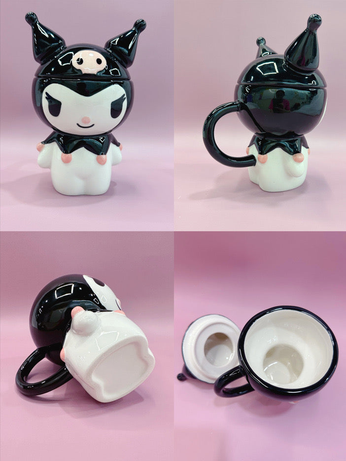 Taza Mug de Cerámica Kuromi 3D – 450 ml