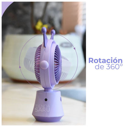 Mini Ventilador Portátil de Escritorio Kuromi