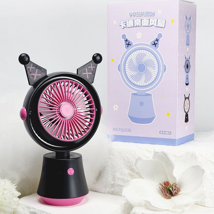 Mini Ventilador Portátil de Escritorio Kuromi